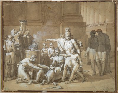 Hannibal zweert eeuwige vijandschap tegen Rome door Unknown artist