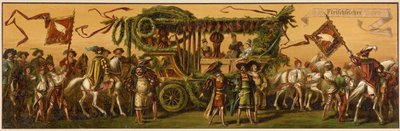 Hans Makarts processie van de stad Wenen door Unknown artist