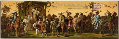 Hans Makarts processie van de stad Wenen door Unknown artist