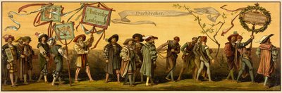 Hans Makarts processie van de stad Wenen door Unknown artist