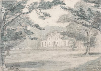Havering Bower, Essex (Een Uitzicht op een Landhuis) door Unknown artist
