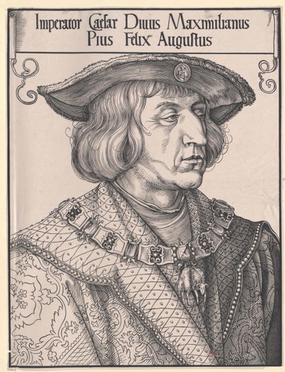 Heilige Roomse Keizer Maximiliaan I door Unknown artist
