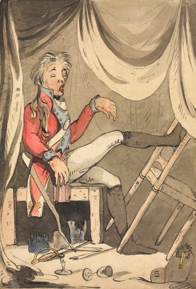 Als iemand zegt dat ik dronken ben op wacht - verdomme, ik zal hem een schop geven - verdomme, 1796 door Unknown