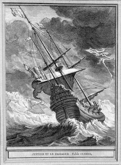 Illustratie van de fabel 