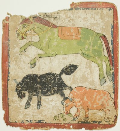 Beeld uit een set inwijdingskaarten (Tsakali) door Unknown artist