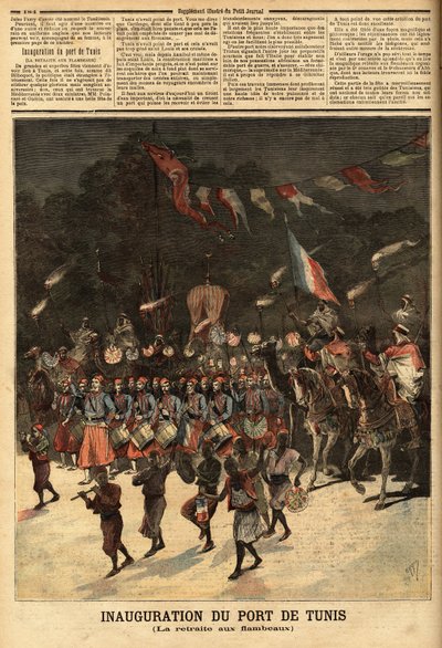 Inhuldiging van de haven van Tunis door Unknown artist