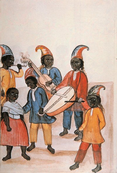 Indiase dans, uit het boek "Trujillo del Peru" of "Códice Martínez Compañón" door Baltazar Martinez Compañón y Bujanda, bisschop van Trujillo (1782-1785) door Unknown artist