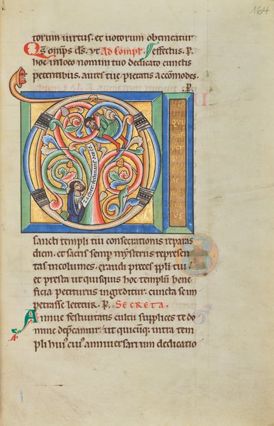 Begin D: Zacheüs en Christus door Unknown artist
