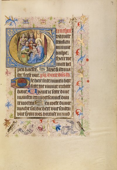 Begin G: De aanbidding van de Wijzen door Unknown artist