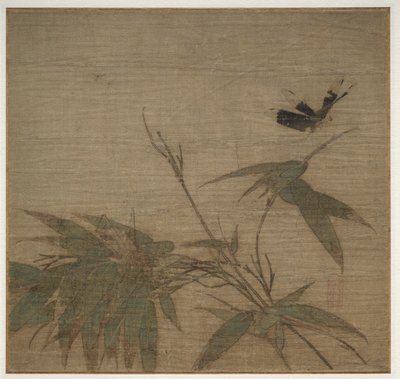 Insecten en bamboe door Unknown artist