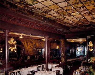 Binnenaanzicht van het restaurant Chez Maxim
