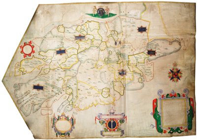 Ierland ten zuiden van de Shannon, c.1585 door Unknown artist
