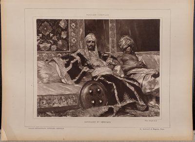 Janitsaris en Eunuch door Unknown artist