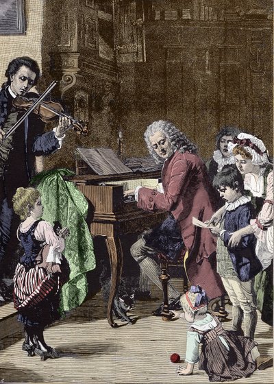 Johann Sebastian Bach door Unknown artist