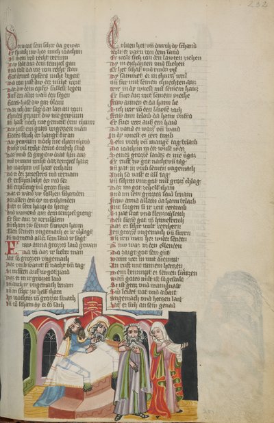 Joachim en Anna in de Tempel door Unknown artist