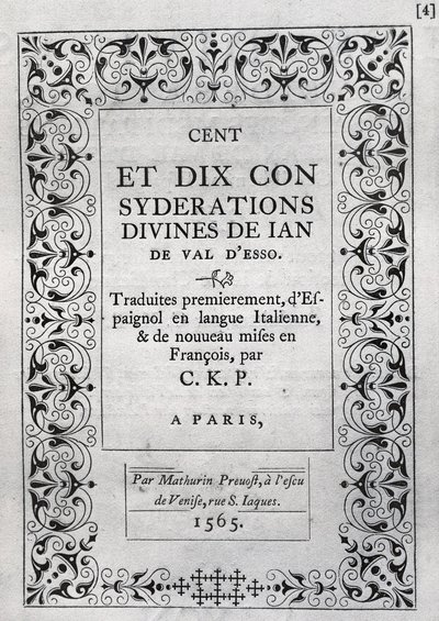 Juan de Valdes door Unknown artist