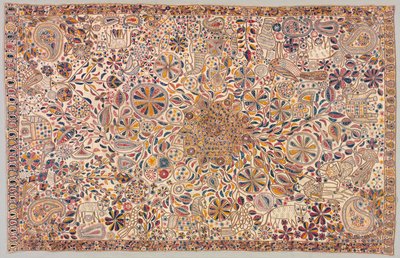 Kantha (ceremoniële quilt) door Unknown artist