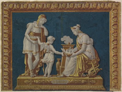"La Constance" Behangplank door Unknown artist