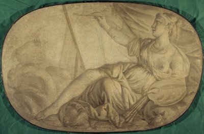 De Schilderkunst (allegorie, decoratief schilderij voor het Hôtel La Rivière dan Canillac) door Unknown artist