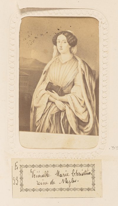 De Eerwaarde Maria Christine, Koningin van Napels door Unknown artist