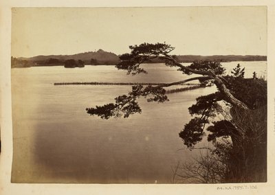 [Landschap met meer en bomen] door Unknown artist