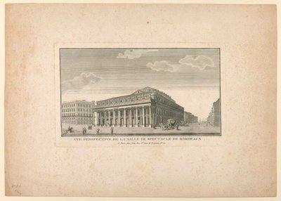 Le Salle de Spectacle, Bordeaux door Unknown artist