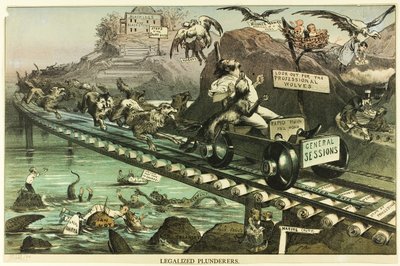Gelegaliseerde plunderaars, van Puck door Unknown artist