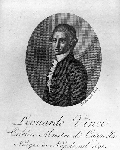 Leonardo Vinci, Italiaanse componist door Unknown artist