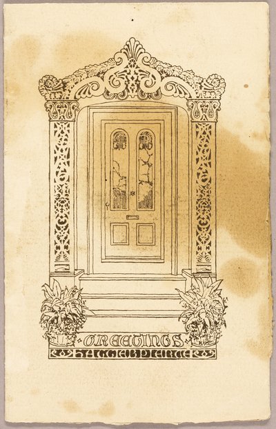 Hoogdruk (als aanvulling op Doorframe, 2008.554) door Unknown artist