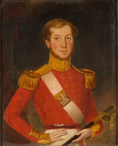 Luitenant John Spring, 9e door Unknown artist