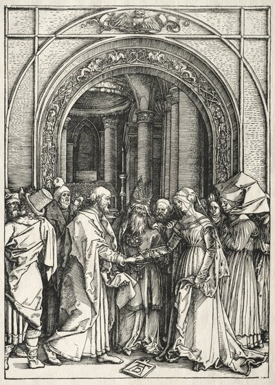 Leven van de Maagd: Huwelijk van de Maagd en St. Jozef door Unknown artist