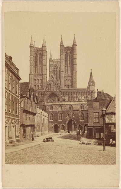 Kathedraal van Lincoln. door Unknown artist