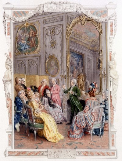Literaire beurs in de 18e eeuw - in 