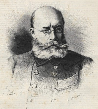 Louis Léon César Faidherbe (1818 - 1889) Franse generaal en kolonisator, gravure uit de 19e eeuw. Bianchetti Collectie door Unknown artist