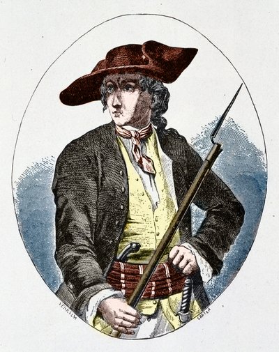Louis Mandrin (1725 - 1755) Franse smokkelaar door Unknown artist