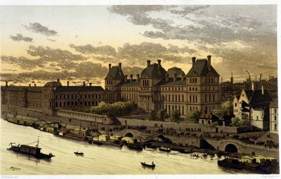 Louvre onder Lodewijk XIV in 