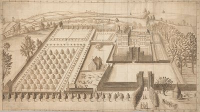 Lullingstone Kasteel door Unknown artist