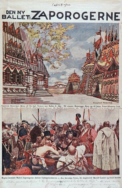 Lyric Theatre: De Zaporogues (Zaporogerne) - Opera Bibl. door Unknown artist