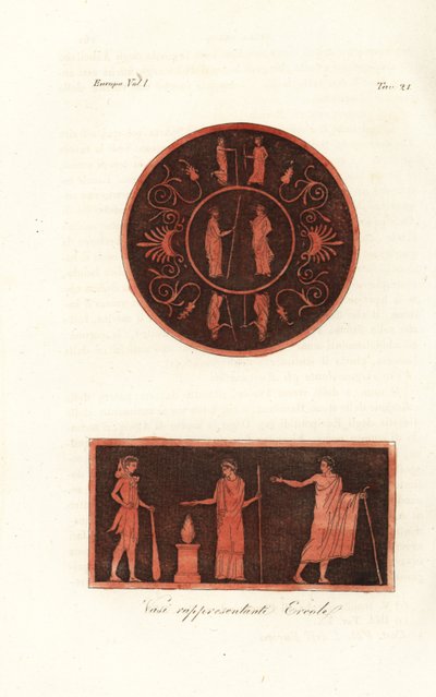 Lysander en Agesilaus II van Sparta en Hercules met Deiphobus, koning van Amiclea, en zijn vrouw door Unknown artist