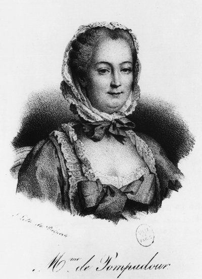 Madame de Pompadour, Jeanne Antoinette Poisson door Unknown artist