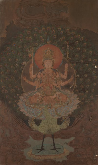 Mahamayuri (Kujaku Myoo) door Unknown artist