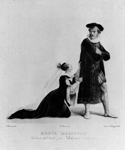Maria Garcia genaamd de Malibran (1808-1836) zangeres in 