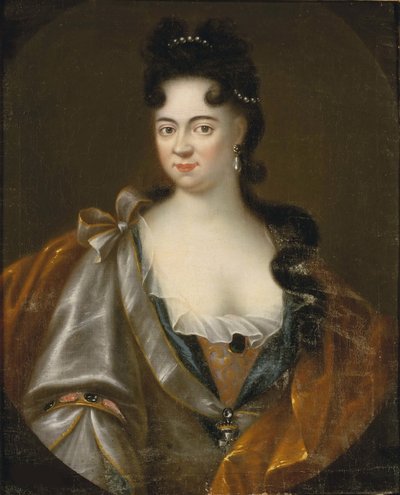 Portret van gravin Maria Aurora von Koenigsmarck (1662-1728) door Unknown artist