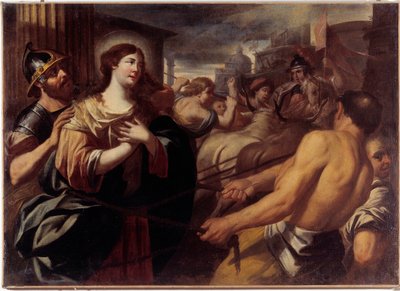 Martelaarschap van Sint Lucia door Unknown artist