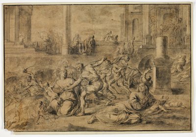 Bloedbad van de onschuldigen door Unknown artist