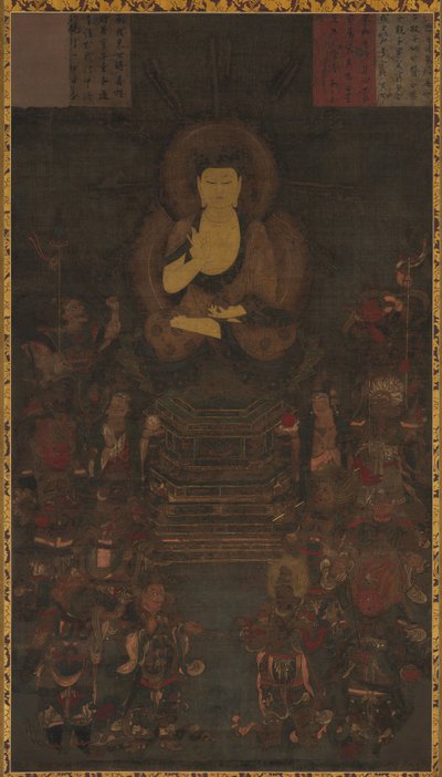 Medicijnmeester Boeddha en de twaalf goddelijke generaals door Unknown artist