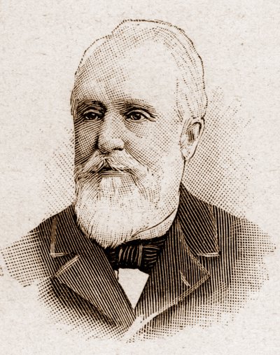 Leden van de Académie Française in 1895: portret van Paul Armand Challemel Lacour (Paul-Armand Challemel-Lacour) (1827-1896), politicus, diplomaat en historicus van de Franse filosofie. door Unknown artist