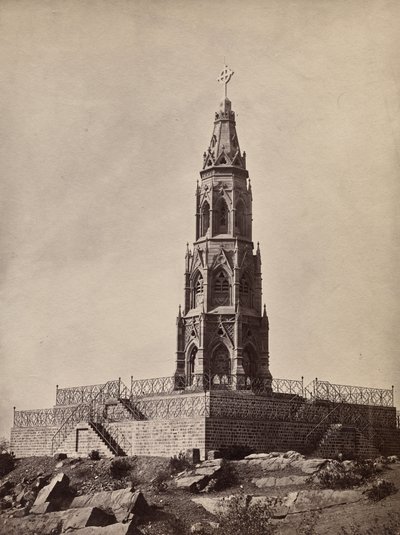 Monument van de Britse soldaten in 1859 door Unknown artist
