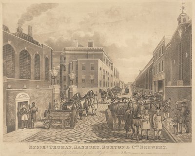 Brouwerij van Messrs. Truman, Hanbury, Burton & Co. door Unknown artist