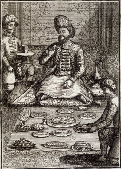 Méhemet Réza Beg, Ambassadeur van Perzië, begin 18e eeuw. door Unknown artist